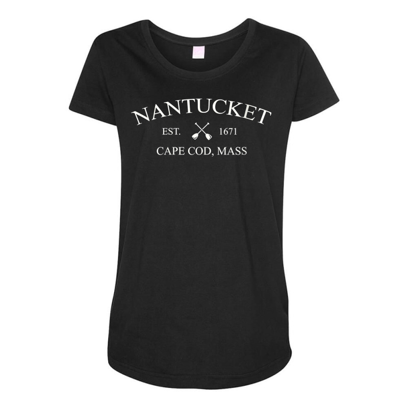 Womens Classic Nantucket Island Cape Cod Product V Neck T Shirt Maternity Scoop Neck T-shirt by kalerttjay | Artistshot