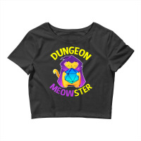 Dungeon Meowster Shirt Cat Dm Role Player Rpg Tabletop Gamer Gifts Wom Crop Top | Artistshot