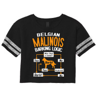 Belgian Malinois Bark Logic T Shirt Scorecard Crop Tee | Artistshot