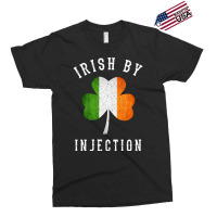 Womens Funny Irish By Injections   St Patricks Day Gift Vneck Exclusive T-shirt | Artistshot