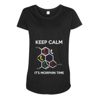 Keep Calm And Its Morphin Time Maternity Scoop Neck T-shirt | Artistshot