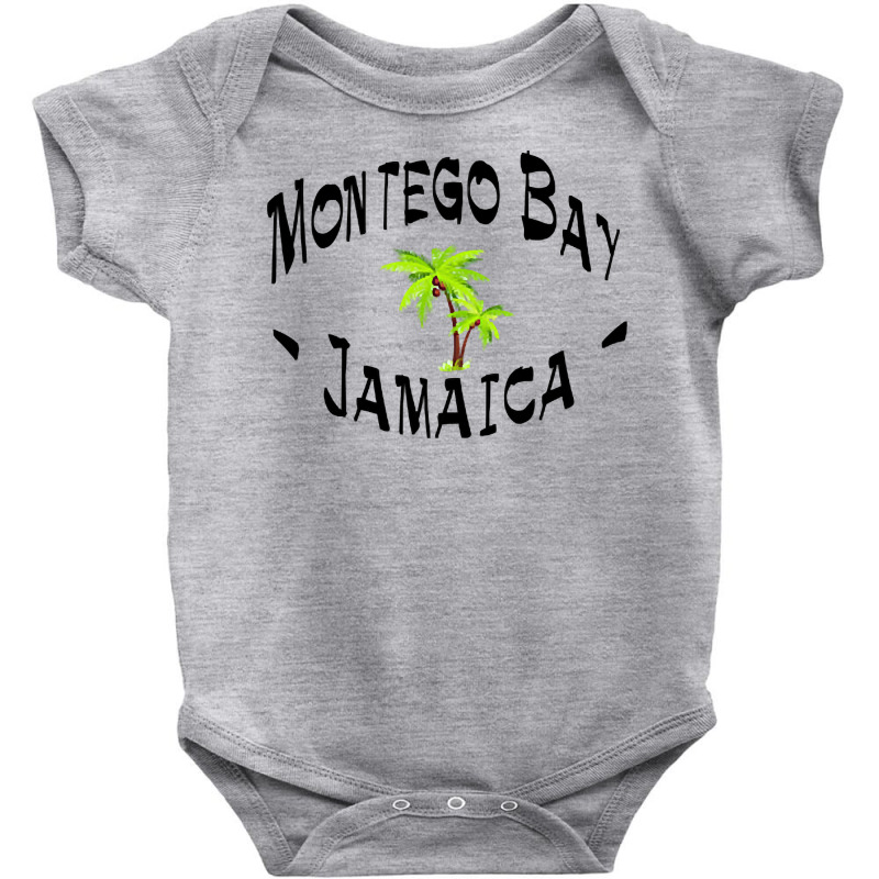 2 Sided Montego Bay Jamaica Island Tropical T Shirt Baby Bodysuit by jaiahlowes | Artistshot