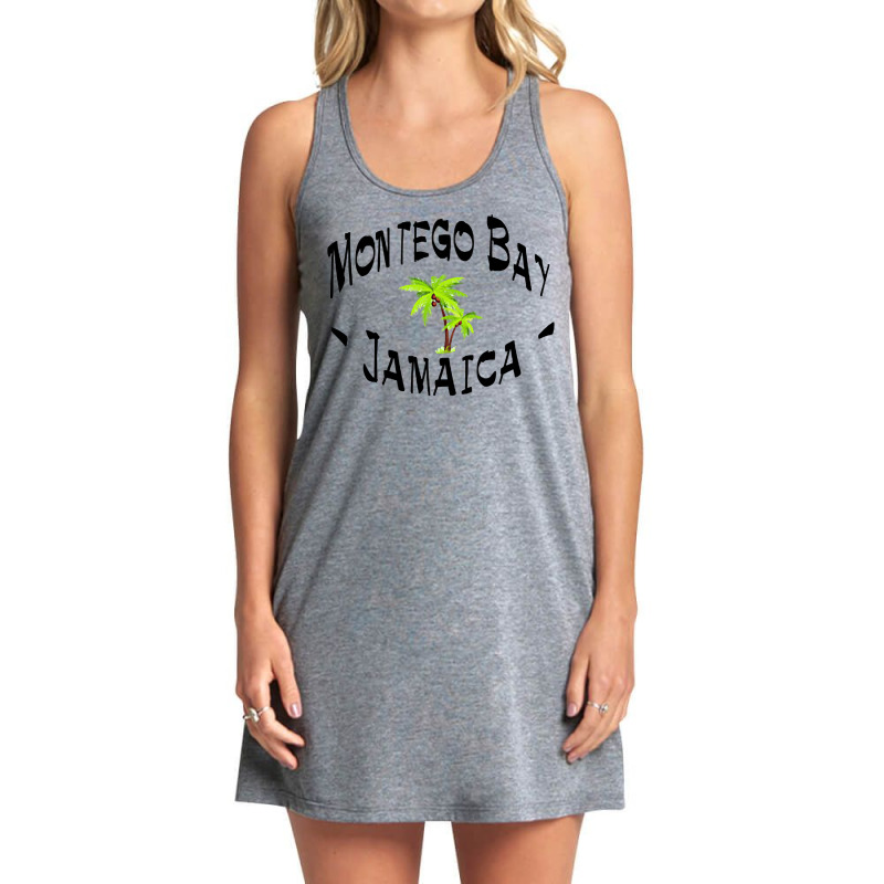 2 Sided Montego Bay Jamaica Island Tropical T Shirt Tank Dress by jaiahlowes | Artistshot