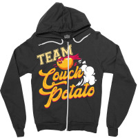 Team Couch Potato Chilling Relaxing Lazy Potato Slacker Sweatshirt Zipper Hoodie | Artistshot