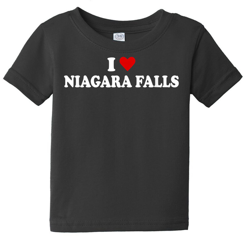 Custom I Love Niagara Falls T Shirt Baby Tee By Cm arts Artistshot