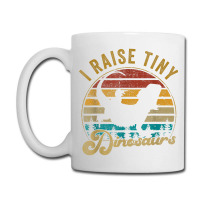 I Raise Tiny Dinosaur Funny Vintage Retro 70s Bearded Dragon Day Gift Coffee Mug | Artistshot