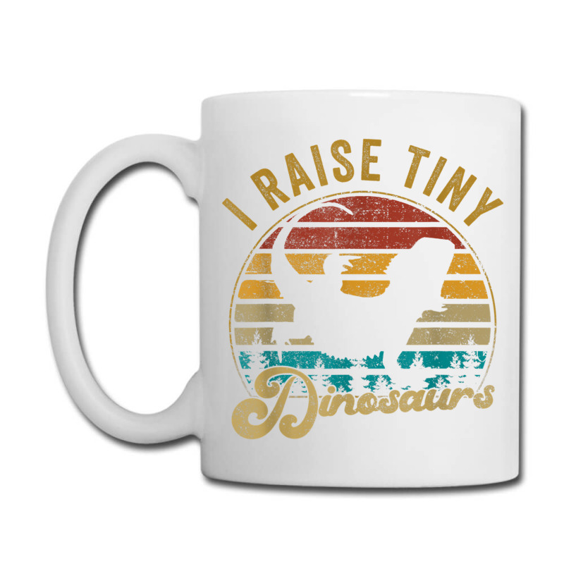 I Raise Tiny Dinosaur Funny Vintage Retro 70s Bearded Dragon Day Gift Coffee Mug | Artistshot