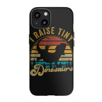 I Raise Tiny Dinosaur Funny Vintage Retro 70s Bearded Dragon Day Gift Iphone 13 Case | Artistshot