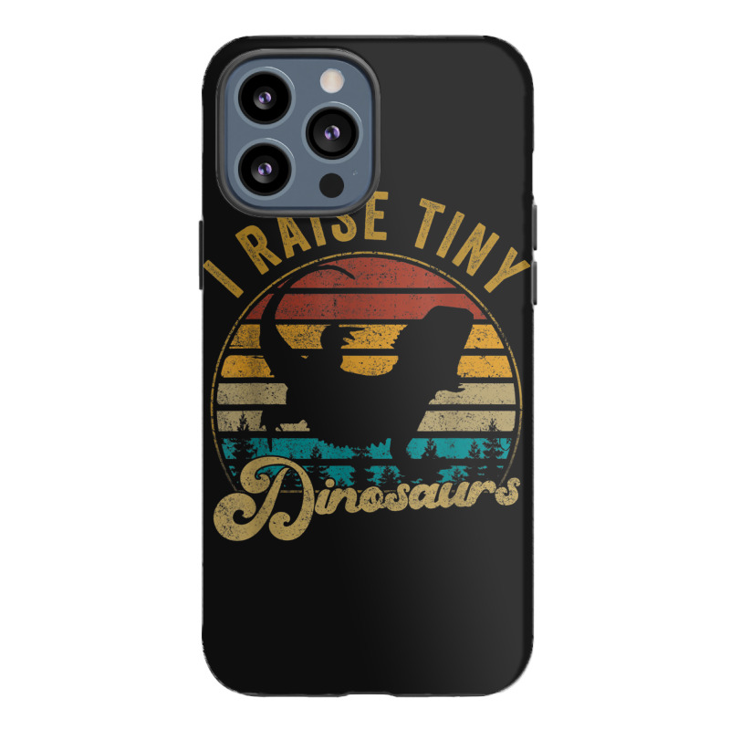 I Raise Tiny Dinosaur Funny Vintage Retro 70s Bearded Dragon Day Gift Iphone 13 Pro Max Case | Artistshot