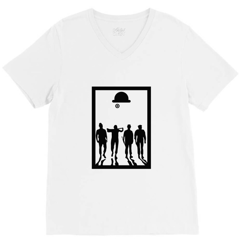 A Clockwork Orange Frame Movie V-Neck Tee by ikatancinta | Artistshot