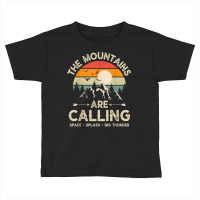 Vintage The Mountains Are Calling Space Splash Big Thunder T Shirt Toddler T-shirt | Artistshot