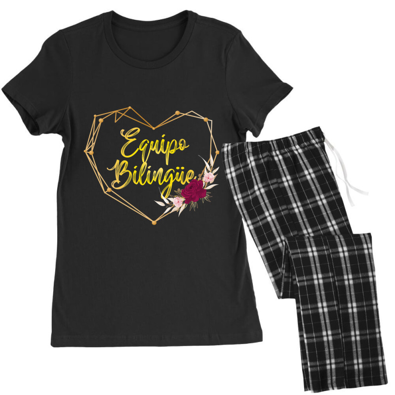 Equipo Bilingue Spanish Bilingual Team Squad Back To School Women's Pajamas Set by NathanielDesign | Artistshot