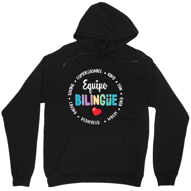 Equipo Bilingue Spanish Bilingual Team Squad Back To School Unisex Hoodie by NathanielDesign | Artistshot