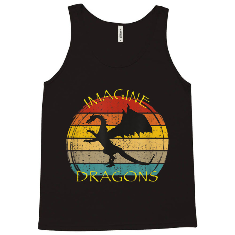 Imagine Magical And Mythical Fantasy Dragons Ii Lover Gifts Tank Top by HailieDesign | Artistshot