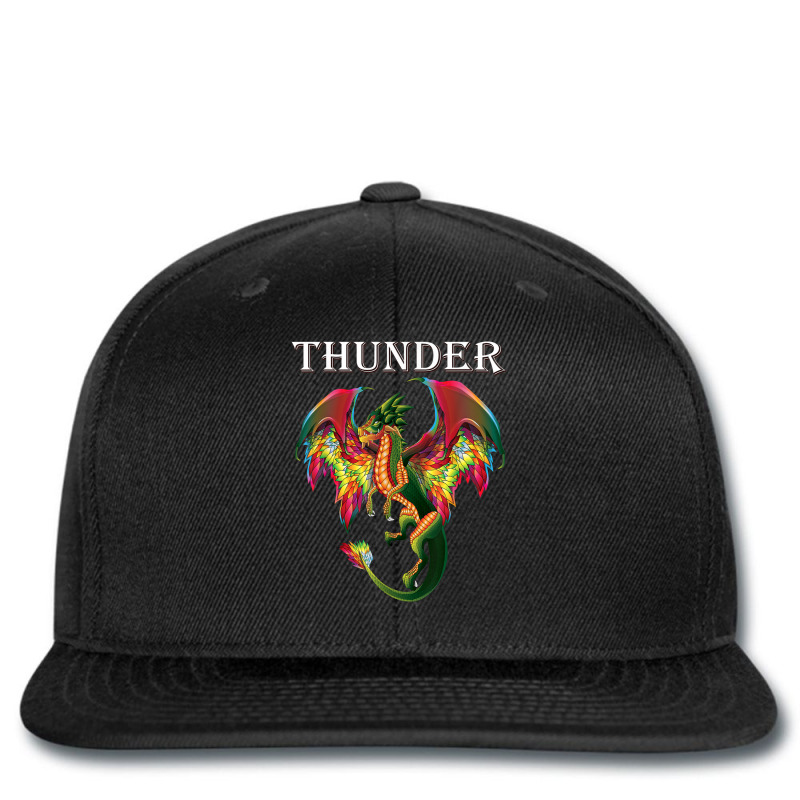 Imagine You Are A Thunder Dragon Breathing Fire With Wings Retro Vinta Printed hat by HailieDesign | Artistshot