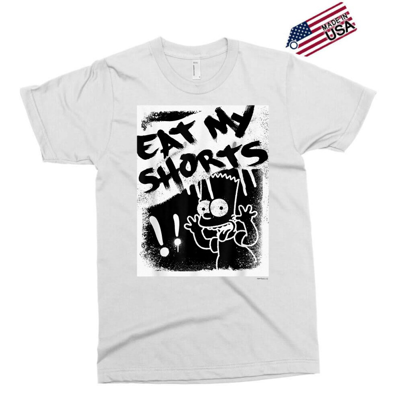 The Simpsons Bart Simpson Eat My Shorts Spray Paint Graffiti T Shirt Exclusive T-shirt by evansjalayia | Artistshot