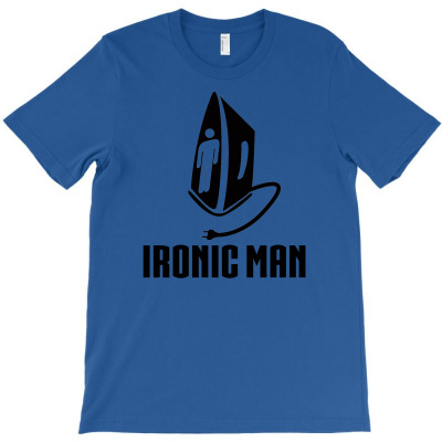 Ironic Man T-shirt Designed By Chilistore