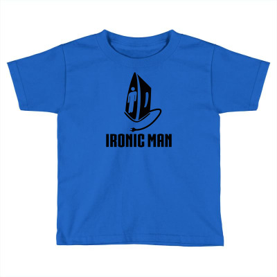 Ironic Man Toddler T-shirt Designed By Chilistore