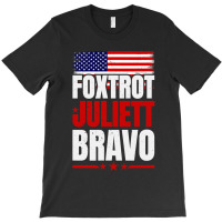 Foxtrot Juliett Bravo Expressive Design T-shirt | Artistshot