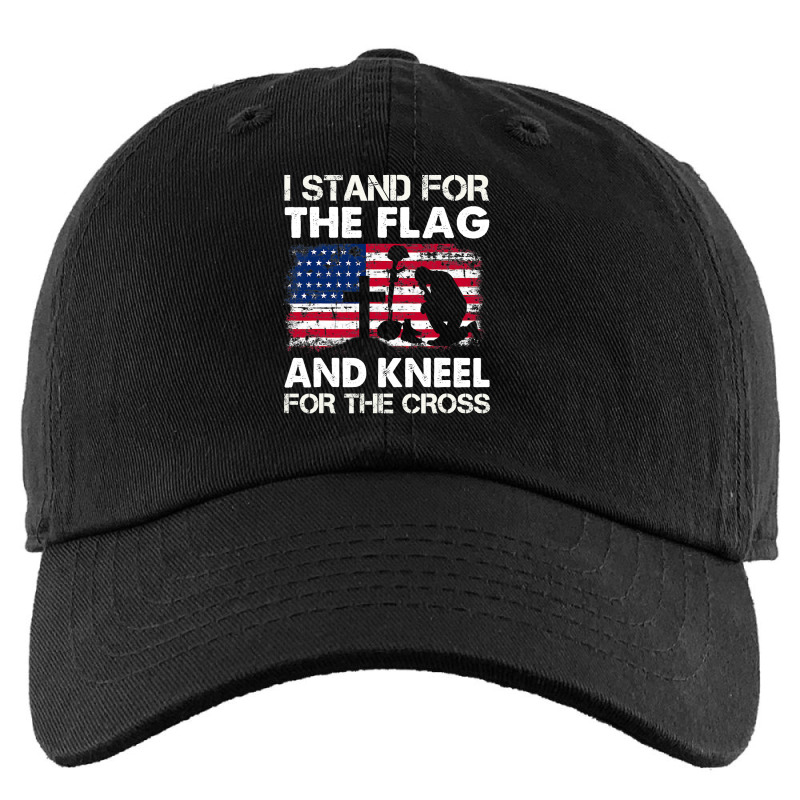 I Stand For The Flag & Kneel For The Cross Veteran Day Gift 22 Kids Cap by pester | Artistshot