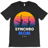 Womens Synchronized Swimming   Synchro Mom   Funny V Neck T Shirt T-shirt | Artistshot