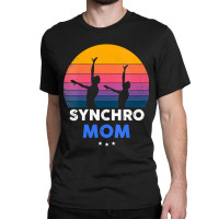 Womens Synchronized Swimming   Synchro Mom   Funny V Neck T Shirt Classic T-shirt | Artistshot