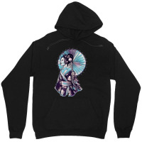 Japanese Geisha Parasol Pretty Tattoo Art Samurai Women Men Unisex Hoodie | Artistshot