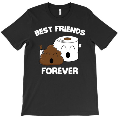 Best Friends Forever Poop Emoji T Shirt Cool Emoticon Tshirt T-shirt Designed By Hung