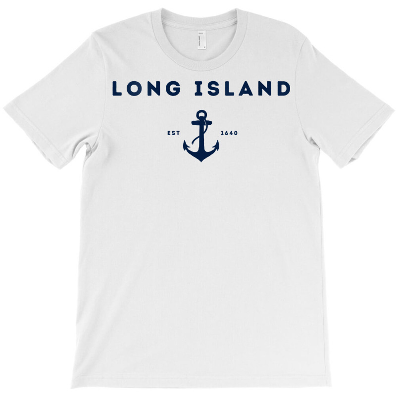 Womens Long Island New York Est 1640 V Neck T Shirt T-Shirt by FavorRoh | Artistshot