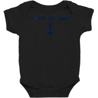 Womens Long Island New York Est 1640 V Neck T Shirt Baby Bodysuit | Artistshot