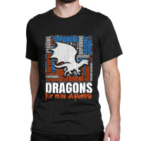 Joyable Dopamine Of Dragons Saying Character Animae Classic T-shirt | Artistshot