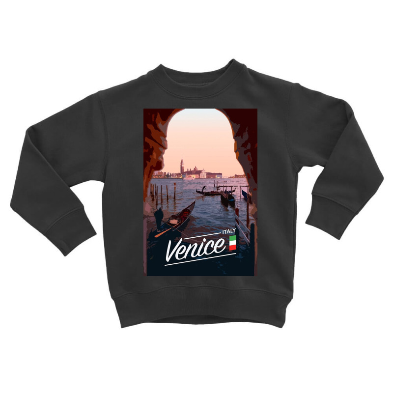 Venice Poster Toddler Sweatshirt by Willie S | Artistshot