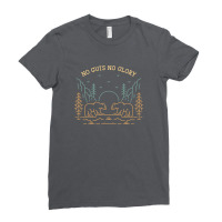 No Guts No Glory Wild Bear Ladies Fitted T-shirt | Artistshot