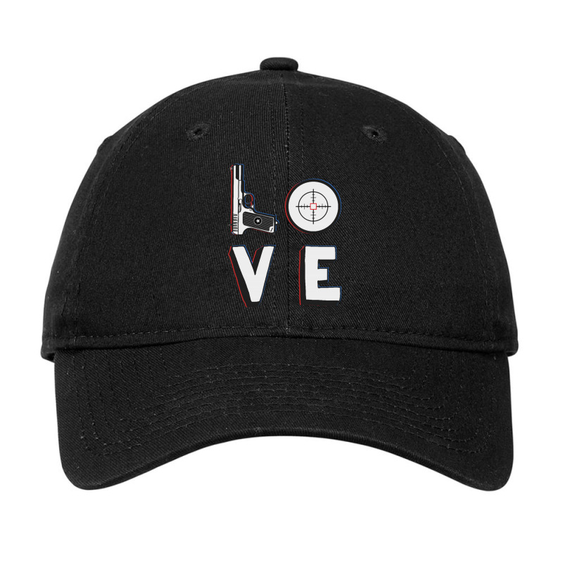 Love Shooting Target Adjustable Cap | Artistshot