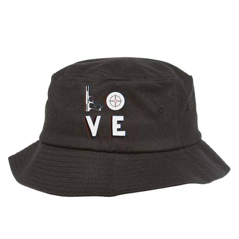 Love Shooting Target Bucket Hat | Artistshot