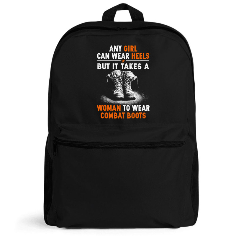 Female Veteran Military Vet Day Woman To Wear Combat Boots 140 Backpack ...