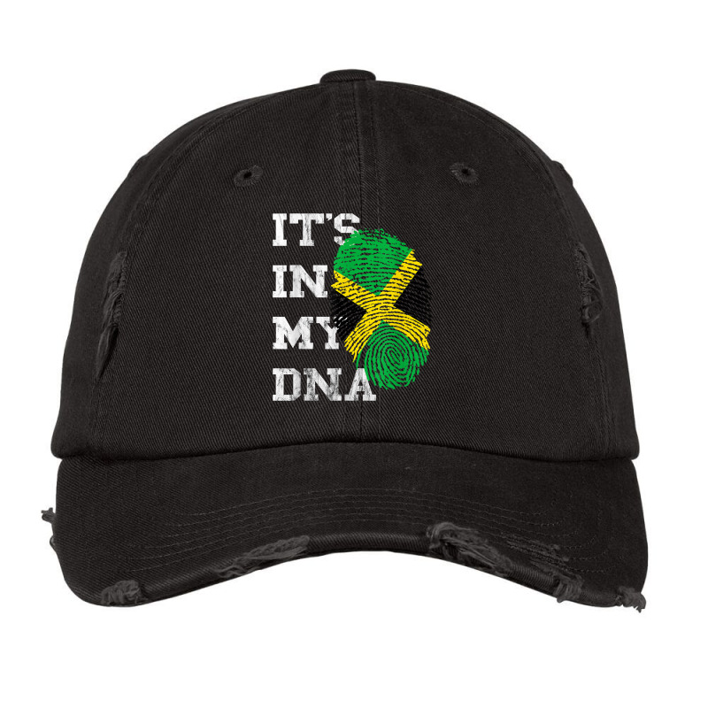 It's In My Dna Jamaica Genetic Jamaican Roots Jamaican Pride T Shirt Vintage Cap by sabadmscoastlw | Artistshot