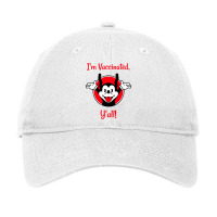 Happy Dog Vaccinated   Vaccinated Adjustable Cap | Artistshot