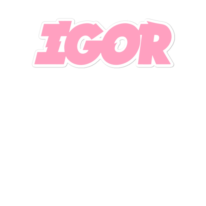 Tyler the Creator IGOR // 2 stickers, (WHITE