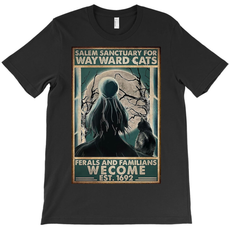 Cats Salem Sanctuary For Way Ward T-Shirt by David J | Artistshot