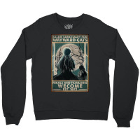 Cats Salem Sanctuary For Way Ward Crewneck Sweatshirt | Artistshot