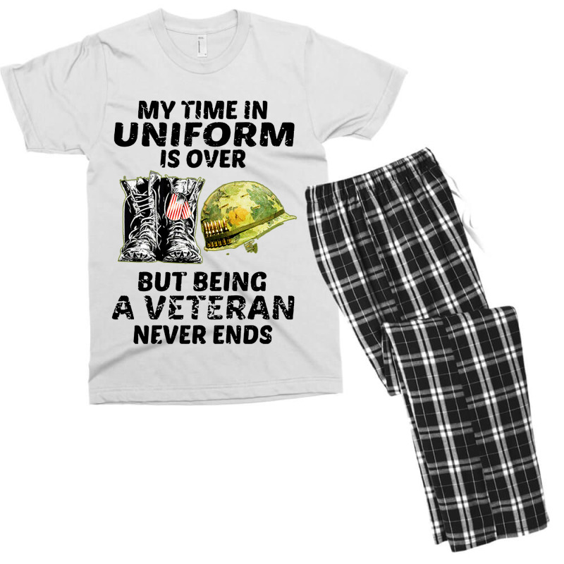 My Time In Uniform Men's T-shirt Pajama Set by Brigadir | Artistshot