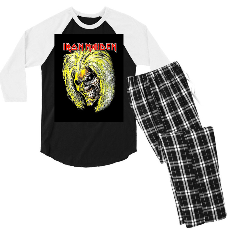 Fierce Skull Men's 3/4 Sleeve Pajama Set by David J | Artistshot