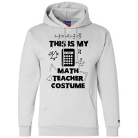 This Is My Scary Math Teacher Costume Halloween Cartoon Character Champion Hoodie | Artistshot