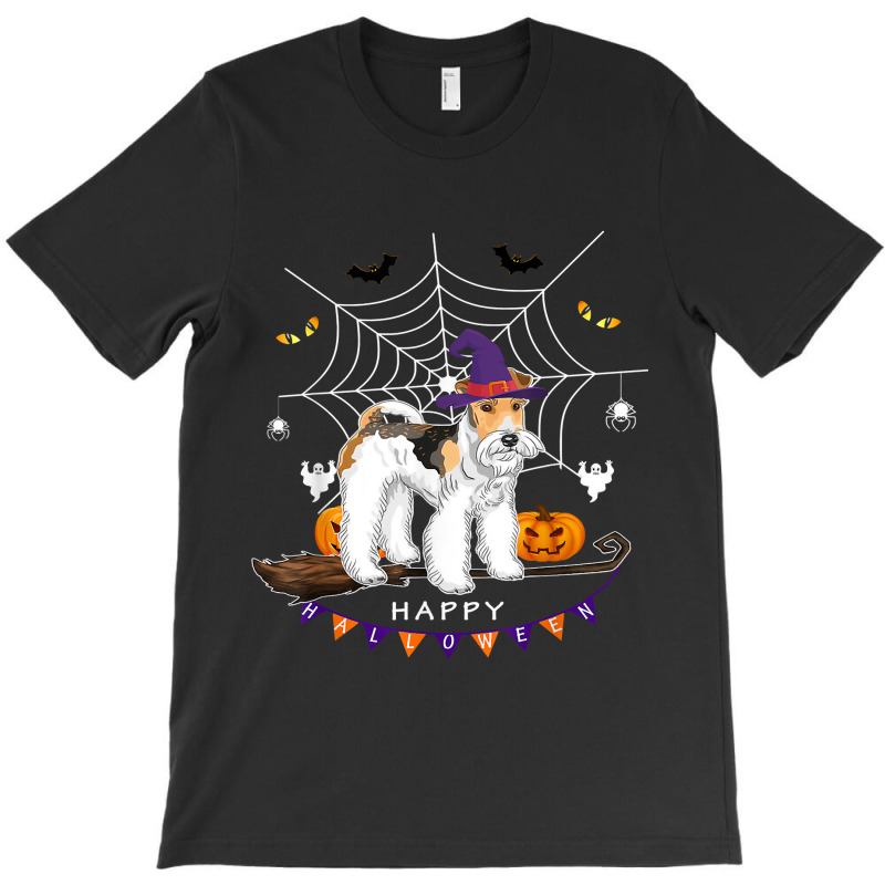 Airedale Witch Pumpkin Halloween Kids Mens Womens Dog Lover 172 T-shirt | Artistshot