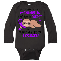 Meningitis Awareness T  Shirt3168 Long Sleeve Baby Bodysuit | Artistshot