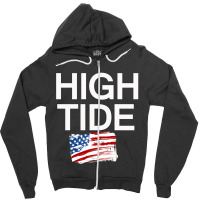 High Tide  America  Design Tees Zipper Hoodie | Artistshot