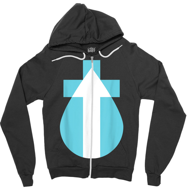 Water Baptism Cross  Holy Spirit Follower Lovers Gift T Shirt Zipper Hoodie | Artistshot