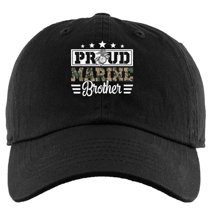 Proud Marine Brother Military Gift For Sister T Shirt Kids Cap by RolaLuken | Artistshot