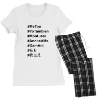 Metoo In All Languages   Metoo Women's Pajamas Set | Artistshot